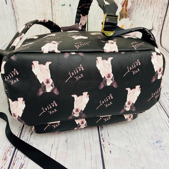 BETSEY JOHNSON FRENCH BULLDOG BACKPACK - Picture 5 of 8